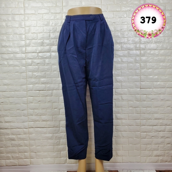 career essentials navy blue size 12 pants ( 5 for $20 ) - Picture 1 of 9